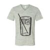 White Marble Unisex Jersey Short-Sleeve V-Neck T-Shirt Thumbnail