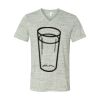 White Marble Unisex Jersey Short-Sleeve V-Neck T-Shirt Thumbnail