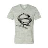 White Marble Unisex Jersey Short-Sleeve V-Neck T-Shirt Thumbnail