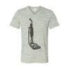 White Marble Unisex Jersey Short-Sleeve V-Neck T-Shirt Thumbnail
