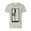 White Marble Unisex Jersey Short-Sleeve V-Neck T-Shirt Thumbnail