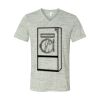 White Marble Unisex Jersey Short-Sleeve V-Neck T-Shirt Thumbnail