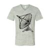 White Marble Unisex Jersey Short-Sleeve V-Neck T-Shirt Thumbnail