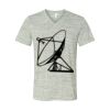 White Marble Unisex Jersey Short-Sleeve V-Neck T-Shirt Thumbnail