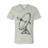 White Marble Unisex Jersey Short-Sleeve V-Neck T-Shirt Thumbnail