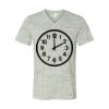 White Marble Unisex Jersey Short-Sleeve V-Neck T-Shirt Thumbnail