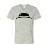 White Marble Unisex Jersey Short-Sleeve V-Neck T-Shirt Thumbnail