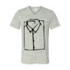 White Marble Unisex Jersey Short-Sleeve V-Neck T-Shirt Thumbnail