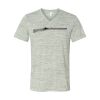 White Marble Unisex Jersey Short-Sleeve V-Neck T-Shirt Thumbnail