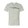 White Marble Unisex Jersey Short-Sleeve V-Neck T-Shirt Thumbnail