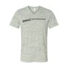White Marble Unisex Jersey Short-Sleeve V-Neck T-Shirt Thumbnail