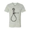 White Marble Unisex Jersey Short-Sleeve V-Neck T-Shirt Thumbnail