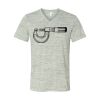 White Marble Unisex Jersey Short-Sleeve V-Neck T-Shirt Thumbnail