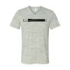 White Marble Unisex Jersey Short-Sleeve V-Neck T-Shirt Thumbnail