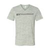 White Marble Unisex Jersey Short-Sleeve V-Neck T-Shirt Thumbnail