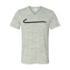 White Marble Unisex Jersey Short-Sleeve V-Neck T-Shirt Thumbnail