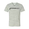 White Marble Unisex Jersey Short-Sleeve V-Neck T-Shirt Thumbnail