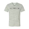 White Marble Unisex Jersey Short-Sleeve V-Neck T-Shirt Thumbnail