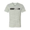 White Marble Unisex Jersey Short-Sleeve V-Neck T-Shirt Thumbnail