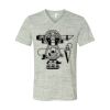 White Marble Unisex Jersey Short-Sleeve V-Neck T-Shirt Thumbnail