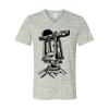 White Marble Unisex Jersey Short-Sleeve V-Neck T-Shirt Thumbnail