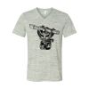 White Marble Unisex Jersey Short-Sleeve V-Neck T-Shirt Thumbnail