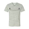 White Marble Unisex Jersey Short-Sleeve V-Neck T-Shirt Thumbnail