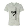 White Marble Unisex Jersey Short-Sleeve V-Neck T-Shirt Thumbnail