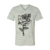 White Marble Unisex Jersey Short-Sleeve V-Neck T-Shirt Thumbnail