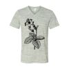 White Marble Unisex Jersey Short-Sleeve V-Neck T-Shirt Thumbnail