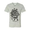 White Marble Unisex Jersey Short-Sleeve V-Neck T-Shirt Thumbnail