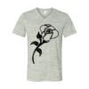 White Marble Unisex Jersey Short-Sleeve V-Neck T-Shirt Thumbnail