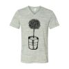 White Marble Unisex Jersey Short-Sleeve V-Neck T-Shirt Thumbnail