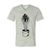 White Marble Unisex Jersey Short-Sleeve V-Neck T-Shirt Thumbnail