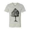 White Marble Unisex Jersey Short-Sleeve V-Neck T-Shirt Thumbnail