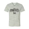 White Marble Unisex Jersey Short-Sleeve V-Neck T-Shirt Thumbnail