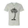 White Marble Unisex Jersey Short-Sleeve V-Neck T-Shirt Thumbnail