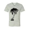 White Marble Unisex Jersey Short-Sleeve V-Neck T-Shirt Thumbnail