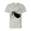 White Marble Unisex Jersey Short-Sleeve V-Neck T-Shirt Thumbnail
