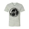 White Marble Unisex Jersey Short-Sleeve V-Neck T-Shirt Thumbnail