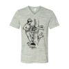 White Marble Unisex Jersey Short-Sleeve V-Neck T-Shirt Thumbnail