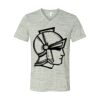 White Marble Unisex Jersey Short-Sleeve V-Neck T-Shirt Thumbnail