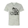 White Marble Unisex Jersey Short-Sleeve V-Neck T-Shirt Thumbnail