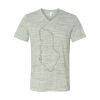 White Marble Unisex Jersey Short-Sleeve V-Neck T-Shirt Thumbnail