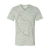 White Marble Unisex Jersey Short-Sleeve V-Neck T-Shirt Thumbnail