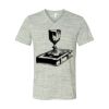 White Marble Unisex Jersey Short-Sleeve V-Neck T-Shirt Thumbnail