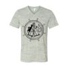 White Marble Unisex Jersey Short-Sleeve V-Neck T-Shirt Thumbnail