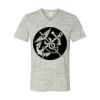 White Marble Unisex Jersey Short-Sleeve V-Neck T-Shirt Thumbnail