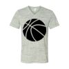 White Marble Unisex Jersey Short-Sleeve V-Neck T-Shirt Thumbnail