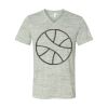 White Marble Unisex Jersey Short-Sleeve V-Neck T-Shirt Thumbnail